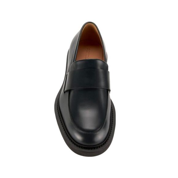 $895 NIB Bottega Veneta Gray Leather Scarp Loafer Slip On Shoes Size 38.5 US 5.5 main image 4